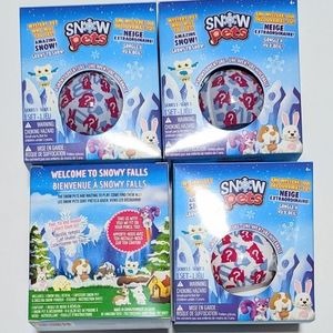 Lot of 8 Snow Pets Series 1 Mystery Pet